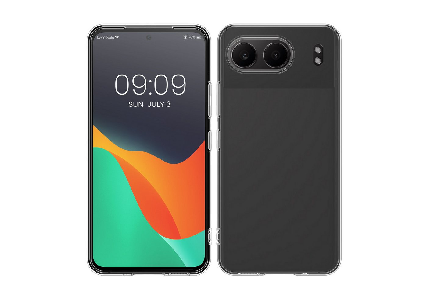 kwmobile Handyhülle Hülle für OnePlus Nord 4 5G, Silikon Handyhülle transparent - Handy Case gummiert kwmobile Handyhülle Hülle für OnePlus Nord 4 5G, Silikon Handyhülle transparent - Handy Case gummiert von kwmobile