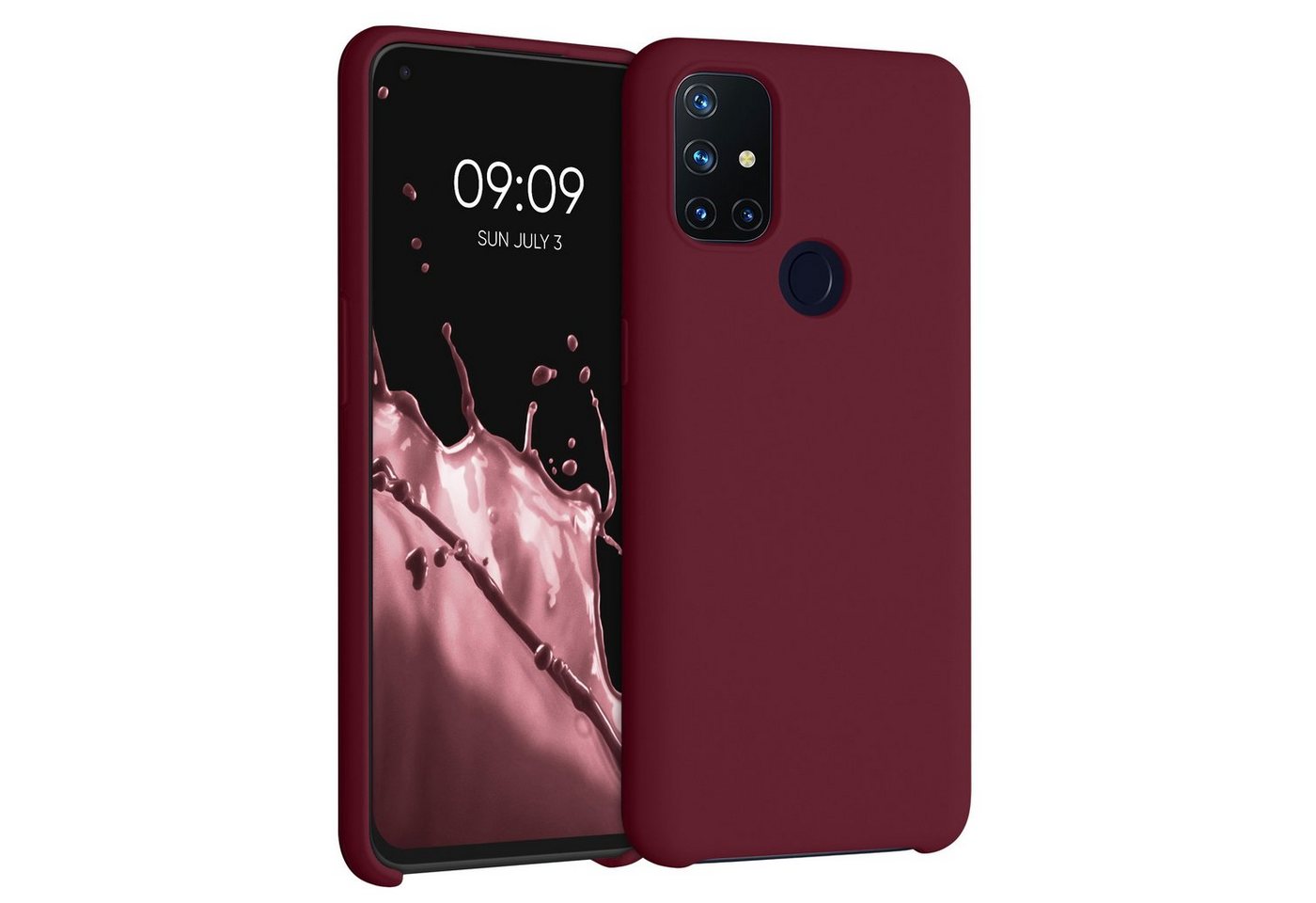 kwmobile Handyhülle Hülle für OnePlus Nord N10 5G, Hülle Silikon gummiert - Handyhülle - Handy Case Cover von kwmobile