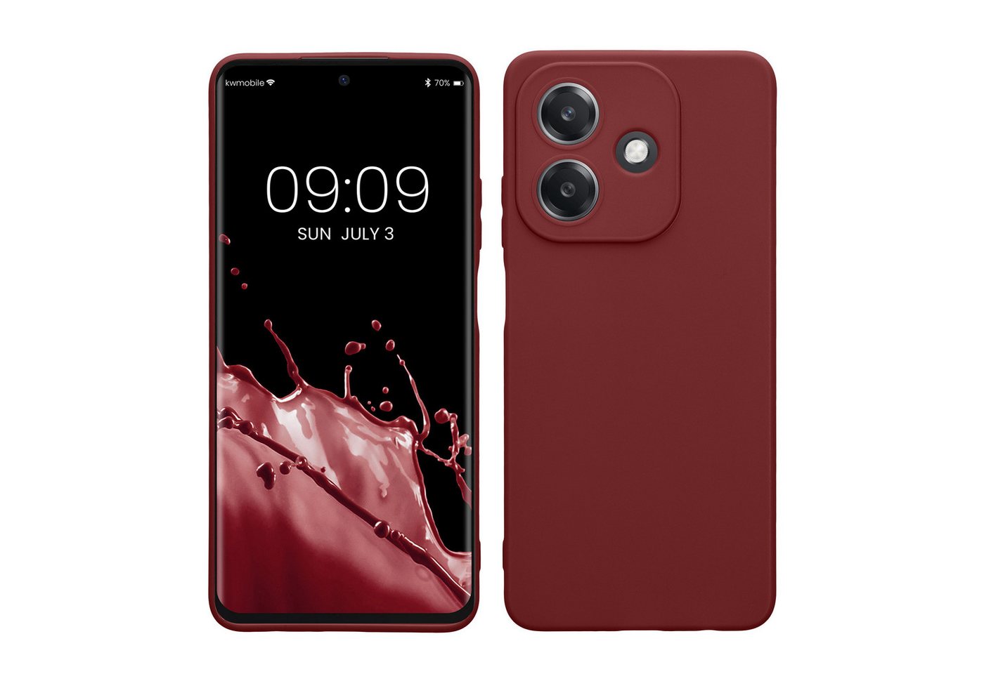 kwmobile Handyhülle Hülle für Oppo A40 4G / A40M 4G, Backcover Silikon - Soft Handyhülle - Handy Case in Bordeaux Violett kwmobile Handyhülle Hülle für Oppo A40 4G / A40M 4G, Backcover Silikon - Soft Handyhülle - Handy Case in Bordeaux Violett von kwmobile