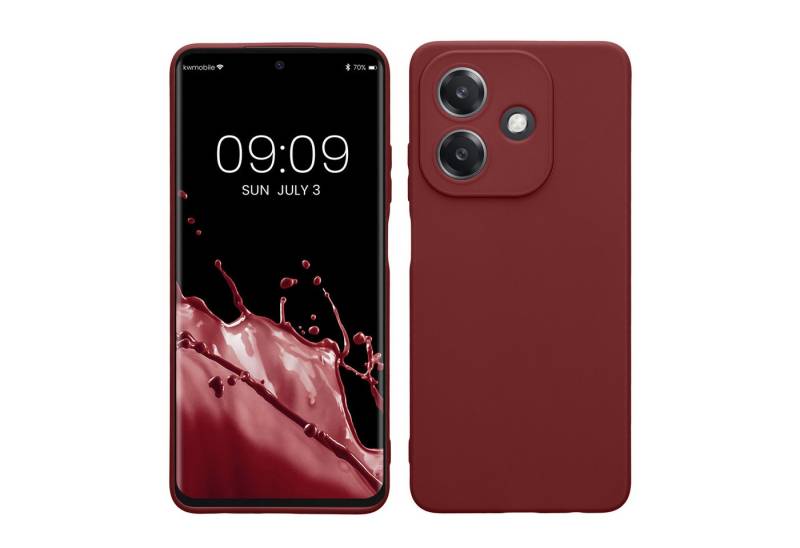 kwmobile Handyhülle Hülle für Oppo A40 4G / A40M 4G, Backcover Silikon - Soft Handyhülle - Handy Case in Bordeaux Violett von kwmobile