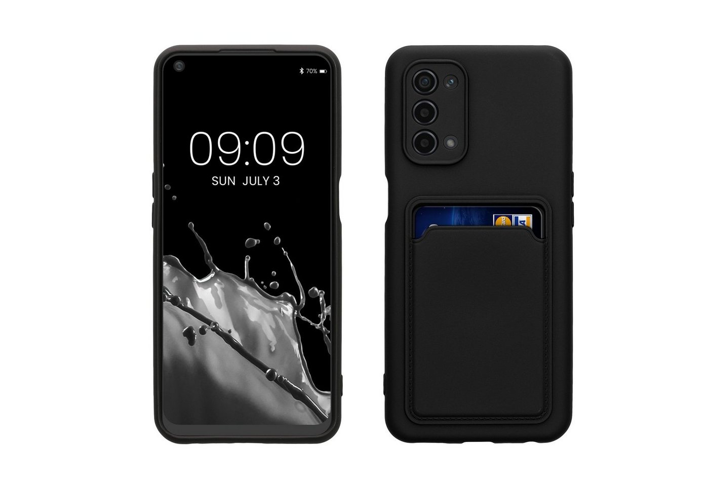 kwmobile Handyhülle Hülle für Oppo A74 (5G) / A54 (5G), Handyhülle mit Fach für Karten - Handy Cover Case von kwmobile