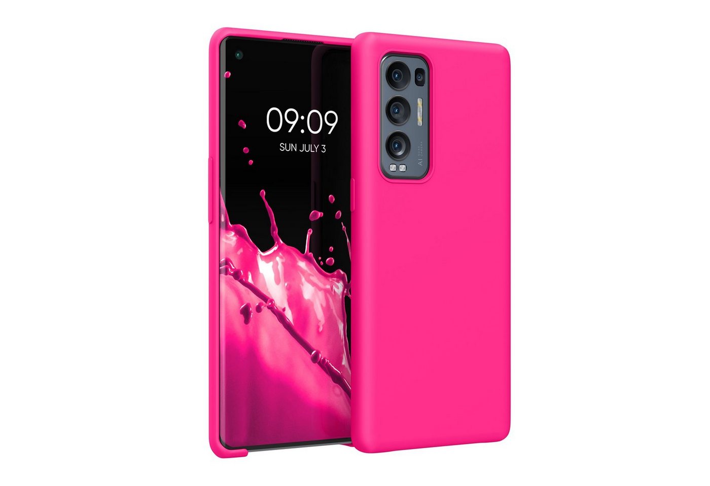 kwmobile Handyhülle Hülle für Oppo Find X3 Neo, Hülle Silikon gummiert - Handyhülle - Handy Case Cover von kwmobile