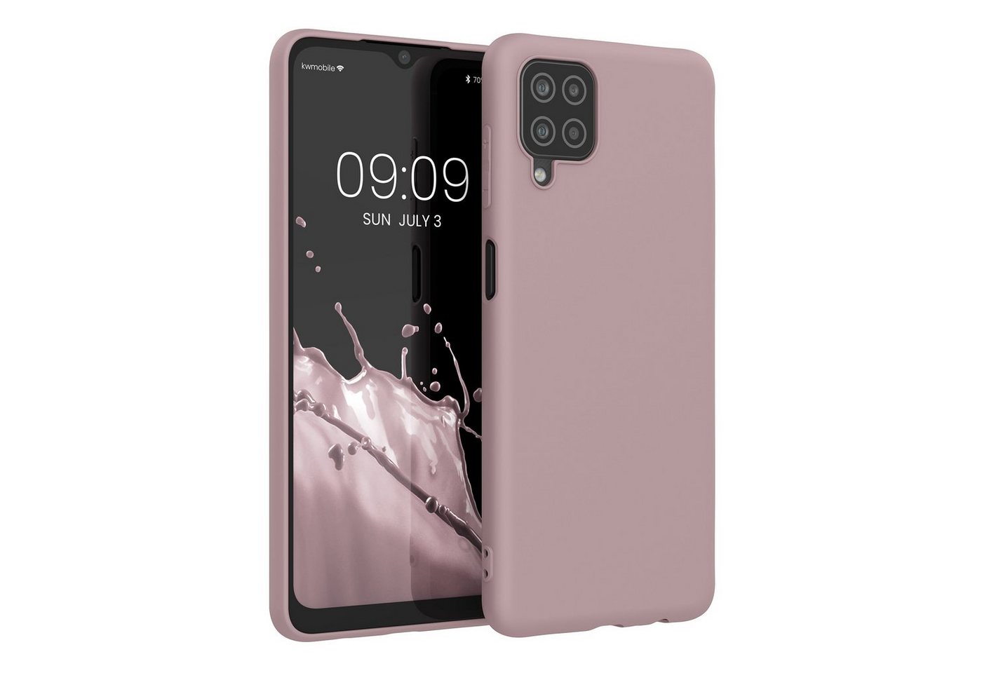 kwmobile Handyhülle Hülle für Samsung Galaxy A12, Hülle Silikon - Soft Handyhülle - Handy Case Cover von kwmobile