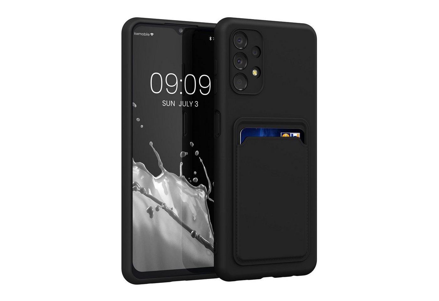 kwmobile Handyhülle Hülle für Samsung Galaxy A13 4G, Handyhülle mit Fach für Karten - Handy Cover Case von kwmobile