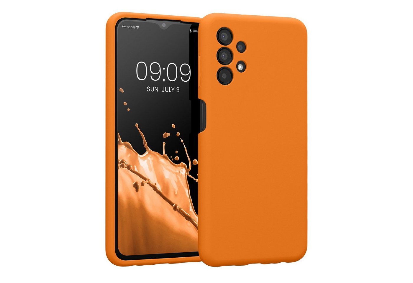 kwmobile Handyhülle Hülle für Samsung Galaxy A13 4G, Hülle Silikon gummiert - Handyhülle - Handy Case in Fruity Orange kwmobile Handyhülle Hülle für Samsung Galaxy A13 4G, Hülle Silikon gummiert - Handyhülle - Handy Case in Fruity Orange von kwmobile