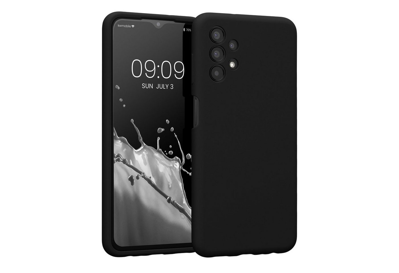 kwmobile Handyhülle Hülle für Samsung Galaxy A13 4G, Hülle Silikon gummiert - Handyhülle - Handy Case in Schwarz kwmobile Handyhülle Hülle für Samsung Galaxy A13 4G, Hülle Silikon gummiert - Handyhülle - Handy Case in Schwarz von kwmobile