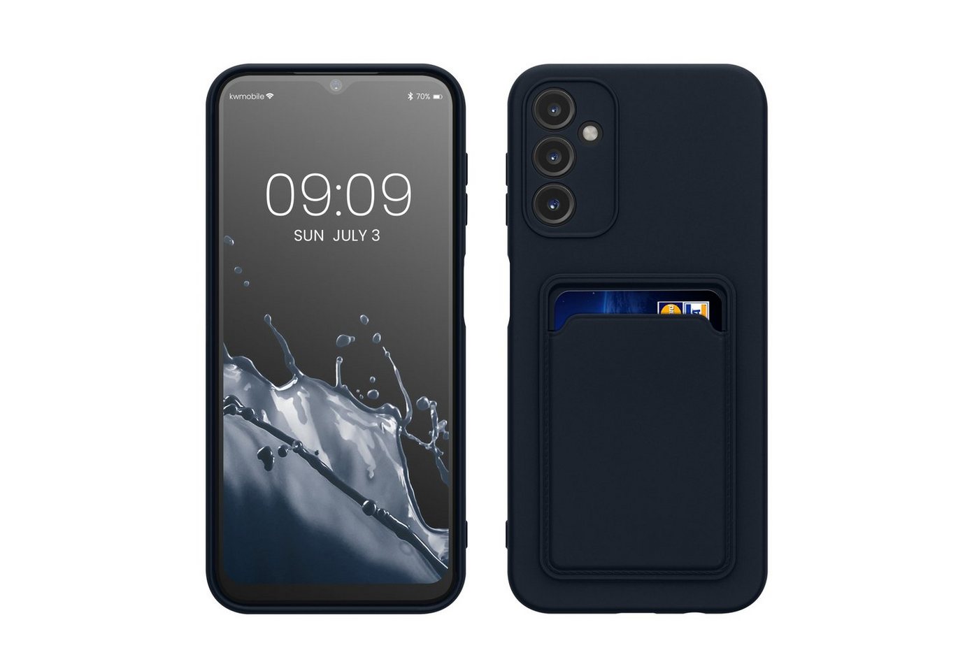 kwmobile Handyhülle Hülle für Samsung Galaxy A14 5G, Handyhülle mit Fach für Karten - Handy Cover Case kwmobile Handyhülle Hülle für Samsung Galaxy A14 5G, Handyhülle mit Fach für Karten - Handy Cover Case von kwmobile