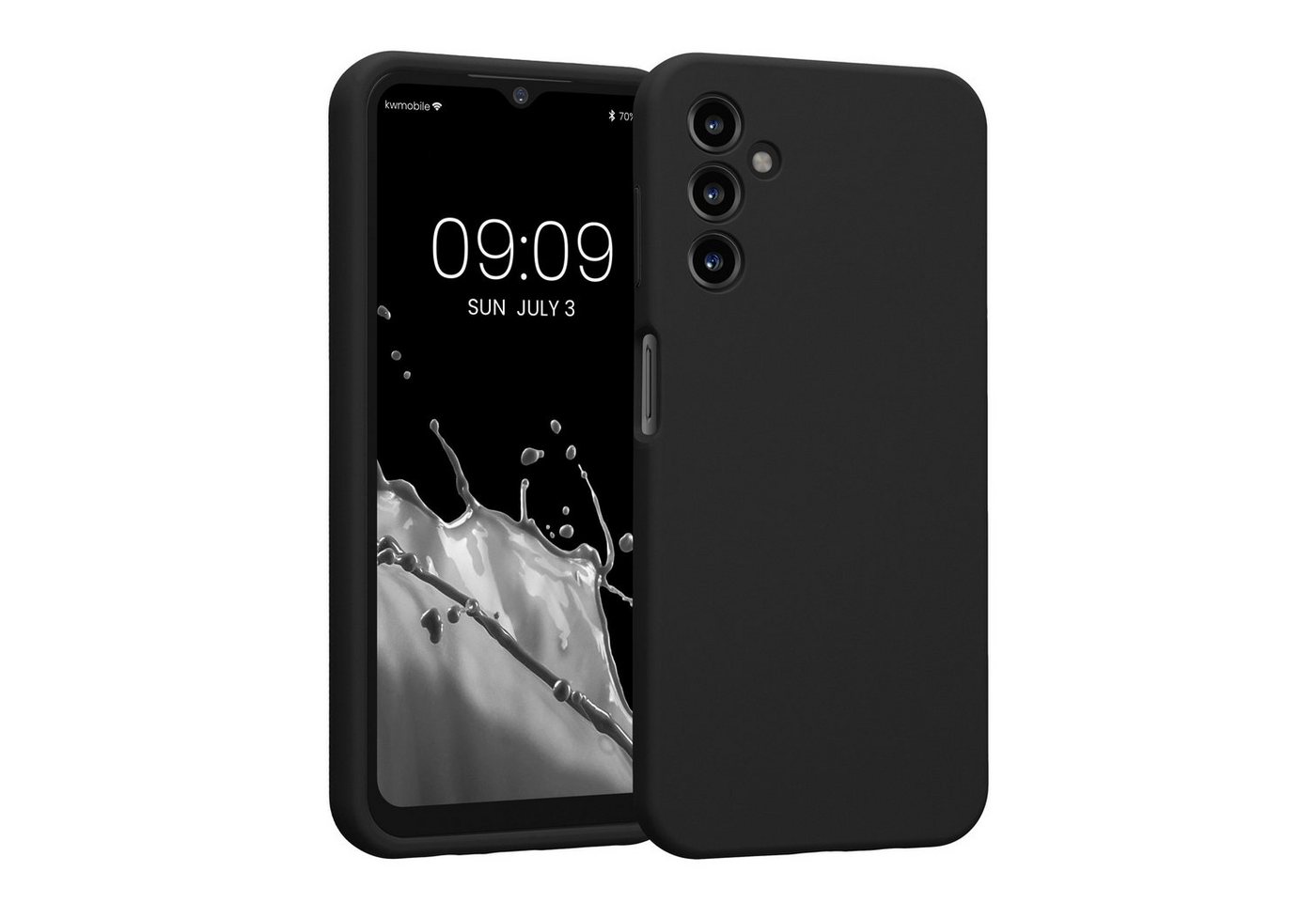 kwmobile Handyhülle Hülle für Samsung Galaxy A14 5G, Hülle Silikon gummiert - Handyhülle - Handy Case in Schwarz matt kwmobile Handyhülle Hülle für Samsung Galaxy A14 5G, Hülle Silikon gummiert - Handyhülle - Handy Case in Schwarz matt von kwmobile