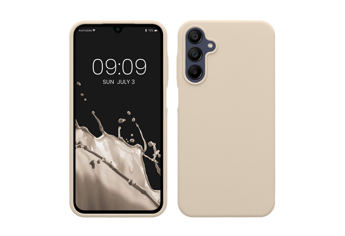kwmobile Handyhülle Hülle für Samsung Galaxy A15 5G, Hülle Silikon gummiert - Handyhülle - Handy Case Cover kwmobile Handyhülle Hülle für Samsung Galaxy A15 5G, Hülle Silikon gummiert - Handyhülle - Handy Case Cover von kwmobile