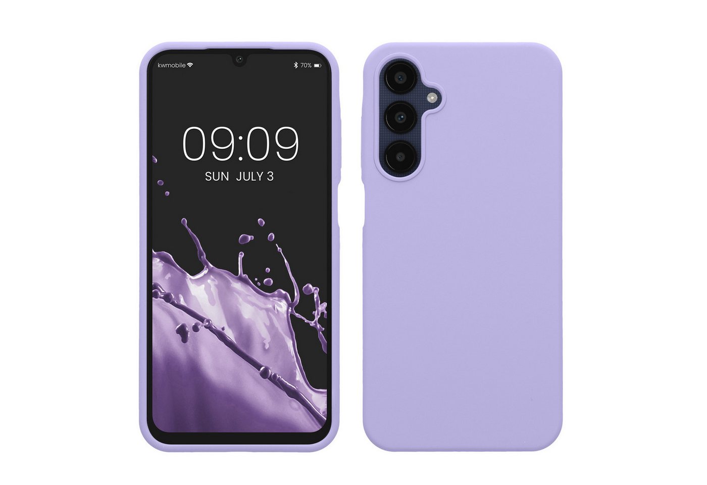 kwmobile Handyhülle Hülle für Samsung Galaxy A25, Hülle Silikon gummiert - Handyhülle - Handy Case Cover kwmobile Handyhülle Hülle für Samsung Galaxy A25, Hülle Silikon gummiert - Handyhülle - Handy Case Cover von kwmobile
