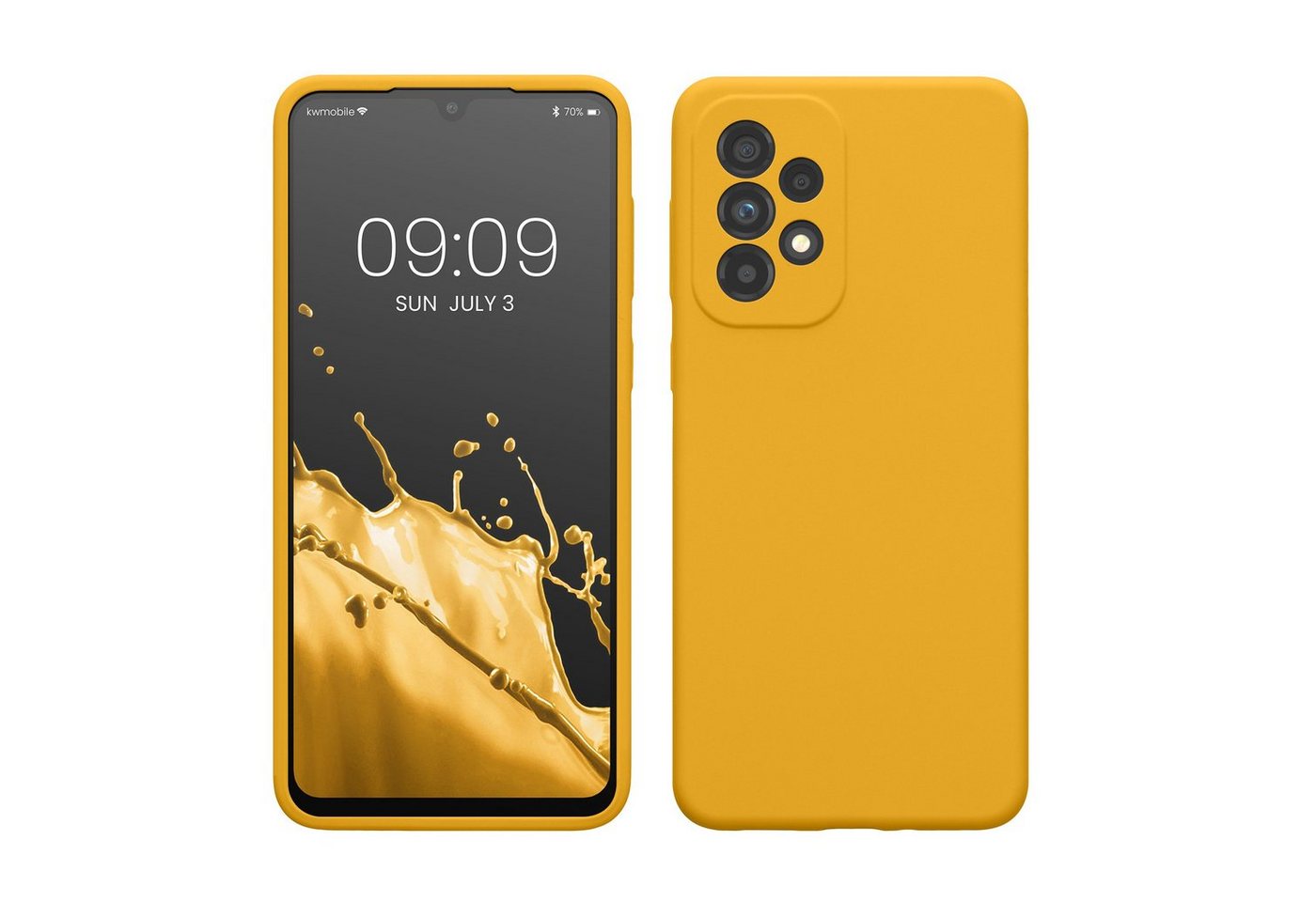 kwmobile Handyhülle Hülle für Samsung Galaxy A33 5G, Hülle Silikon gummiert - Handyhülle - Handy Case Cover kwmobile Handyhülle Hülle für Samsung Galaxy A33 5G, Hülle Silikon gummiert - Handyhülle - Handy Case Cover von kwmobile