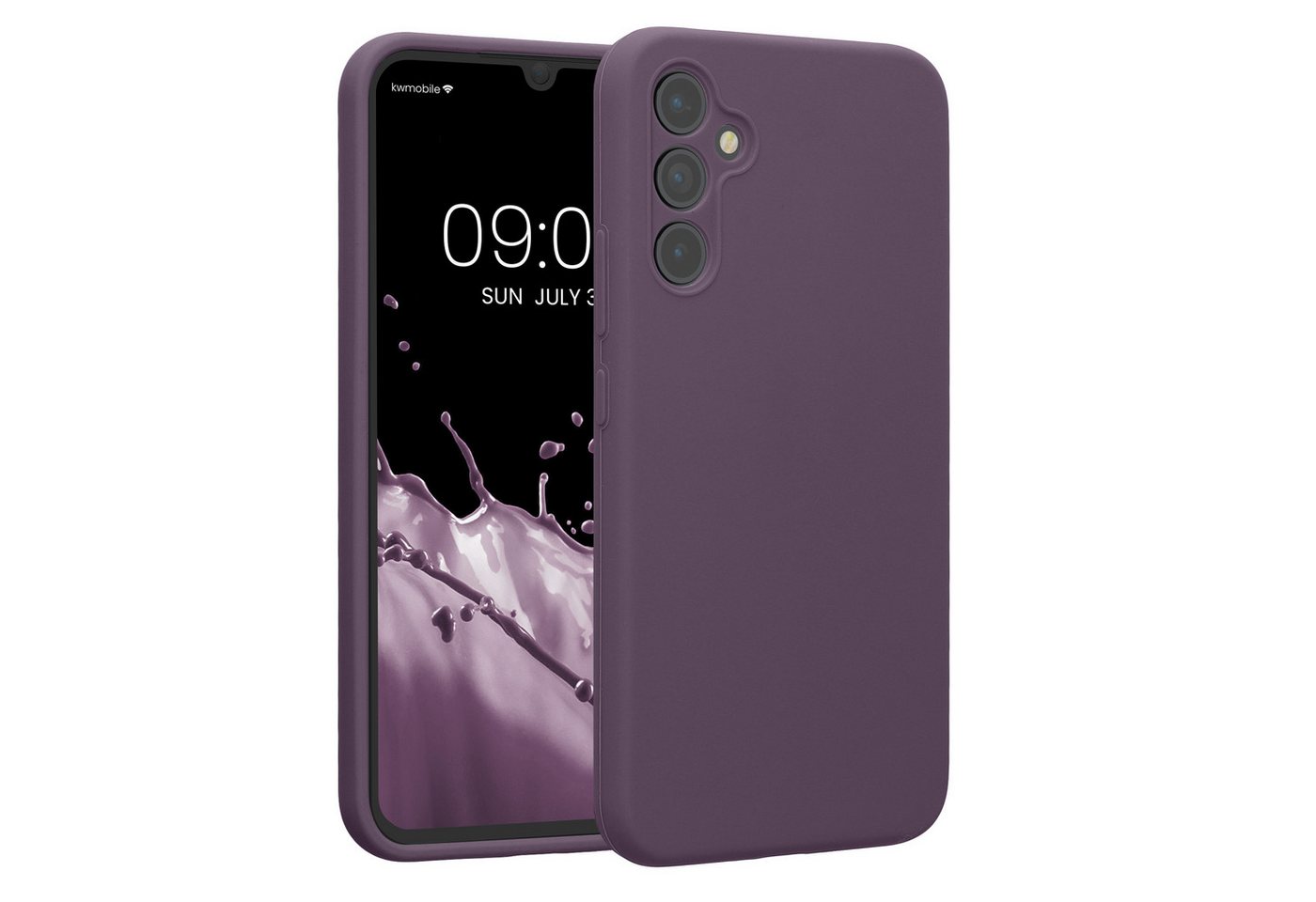 kwmobile Handyhülle Hülle für Samsung Galaxy A34 5G, Hülle Silikon gummiert - Handyhülle - Handy Case in Helle Iris von kwmobile