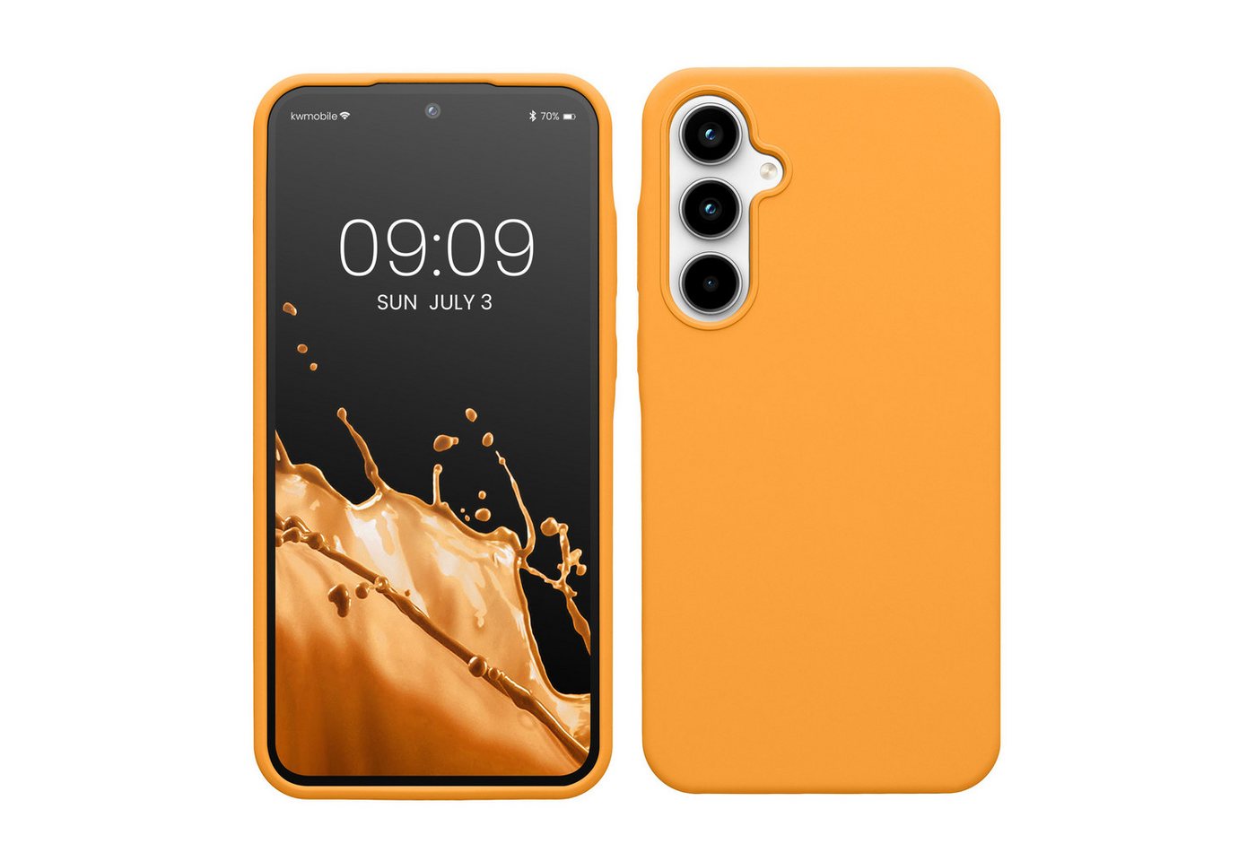 kwmobile Handyhülle Hülle für Samsung Galaxy A35, Hülle Silikon gummiert - Handyhülle - Handy Case Cover kwmobile Handyhülle Hülle für Samsung Galaxy A35, Hülle Silikon gummiert - Handyhülle - Handy Case Cover von kwmobile