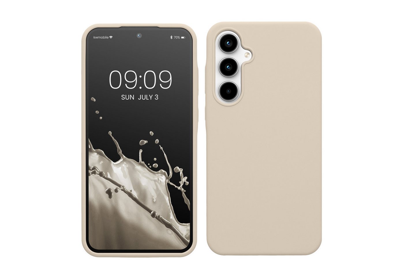 kwmobile Handyhülle Hülle für Samsung Galaxy A35, Hülle Silikon gummiert - Handyhülle - Handy Case Cover kwmobile Handyhülle Hülle für Samsung Galaxy A35, Hülle Silikon gummiert - Handyhülle - Handy Case Cover von kwmobile