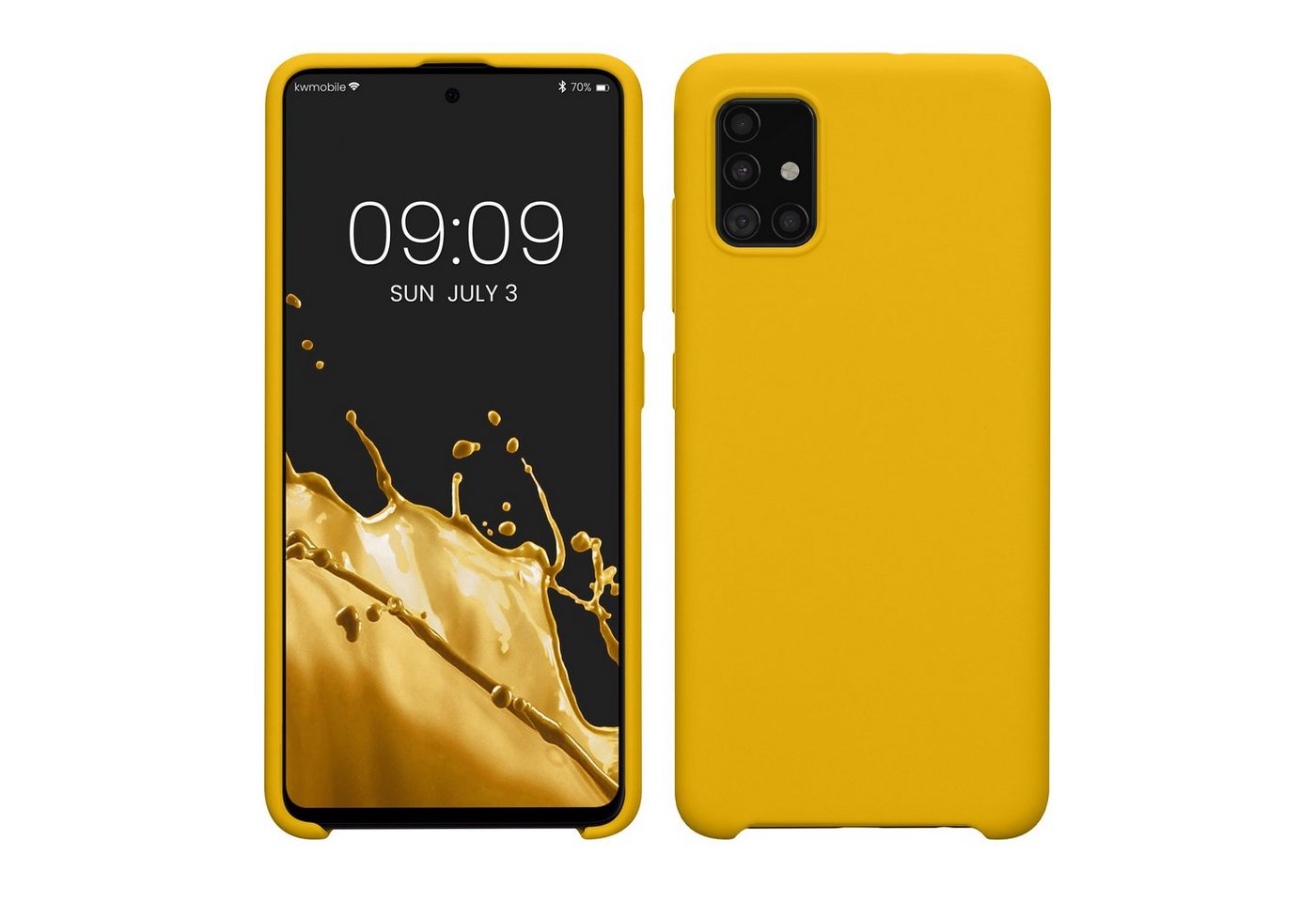 kwmobile Handyhülle Hülle für Samsung Galaxy A51, Hülle Silikon gummiert - Handyhülle - Handy Case Cover von kwmobile