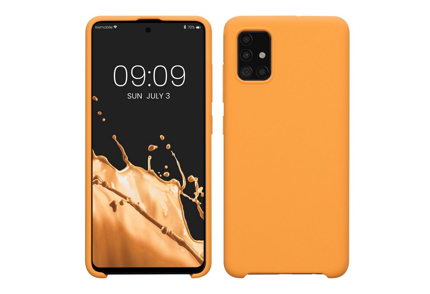 kwmobile Handyhülle Hülle für Samsung Galaxy A51, Hülle Silikon gummiert - Handyhülle - Handy Case Cover kwmobile Handyhülle Hülle für Samsung Galaxy A51, Hülle Silikon gummiert - Handyhülle - Handy Case Cover von kwmobile