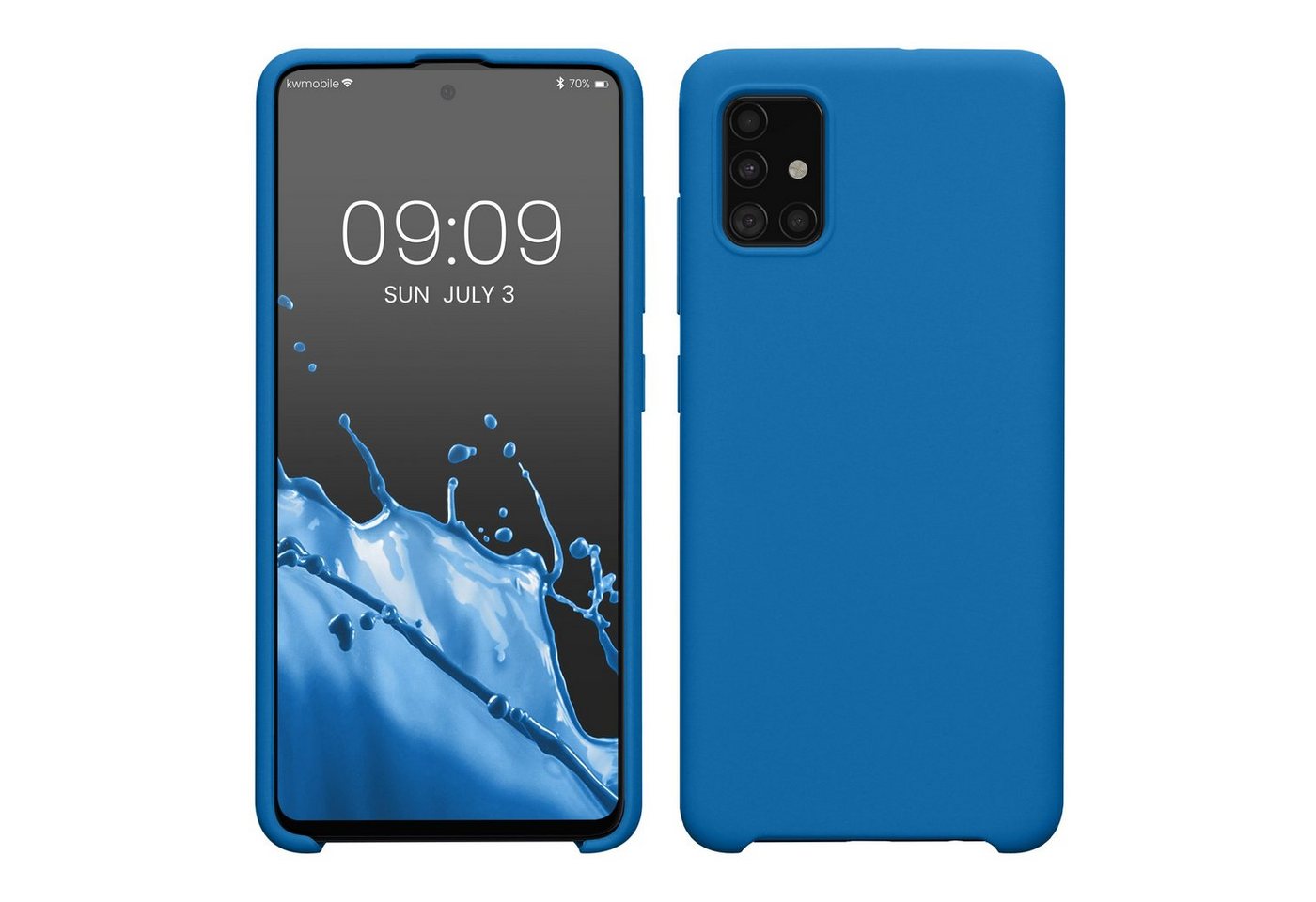 kwmobile Handyhülle Hülle für Samsung Galaxy A51, Hülle Silikon gummiert - Handyhülle - Handy Case Cover kwmobile Handyhülle Hülle für Samsung Galaxy A51, Hülle Silikon gummiert - Handyhülle - Handy Case Cover von kwmobile