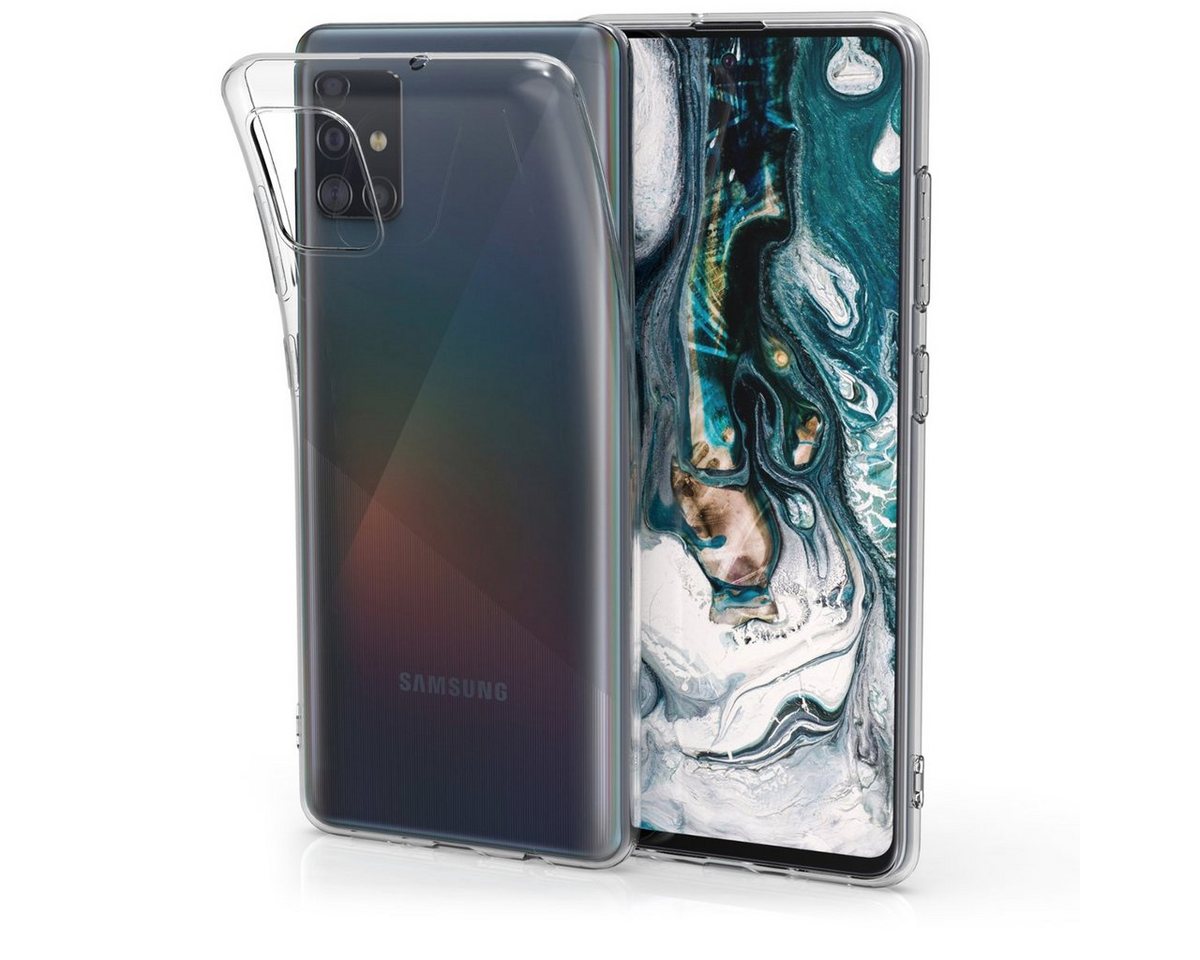 kwmobile Handyhülle Hülle für Samsung Galaxy A51, Silikon Handyhülle transparent - Handy Case gummiert kwmobile Handyhülle Hülle für Samsung Galaxy A51, Silikon Handyhülle transparent - Handy Case gummiert von kwmobile