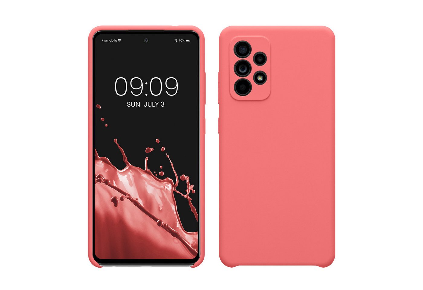 kwmobile Handyhülle Hülle für Samsung Galaxy A52 / A52 5G / A52s 5G, Hülle Silikon gummiert - Handyhülle - Handy Case Cover kwmobile Handyhülle Hülle für Samsung Galaxy A52 / A52 5G / A52s 5G, Hülle Silikon gummiert - Handyhülle - Handy Case Cover von kwmobile