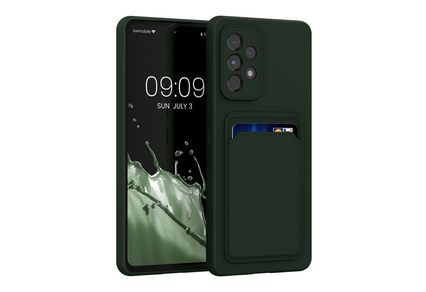kwmobile Handyhülle Hülle für Samsung Galaxy A53 5G, Handyhülle mit Fach für Karten - Handy Cover Case kwmobile Handyhülle Hülle für Samsung Galaxy A53 5G, Handyhülle mit Fach für Karten - Handy Cover Case von kwmobile