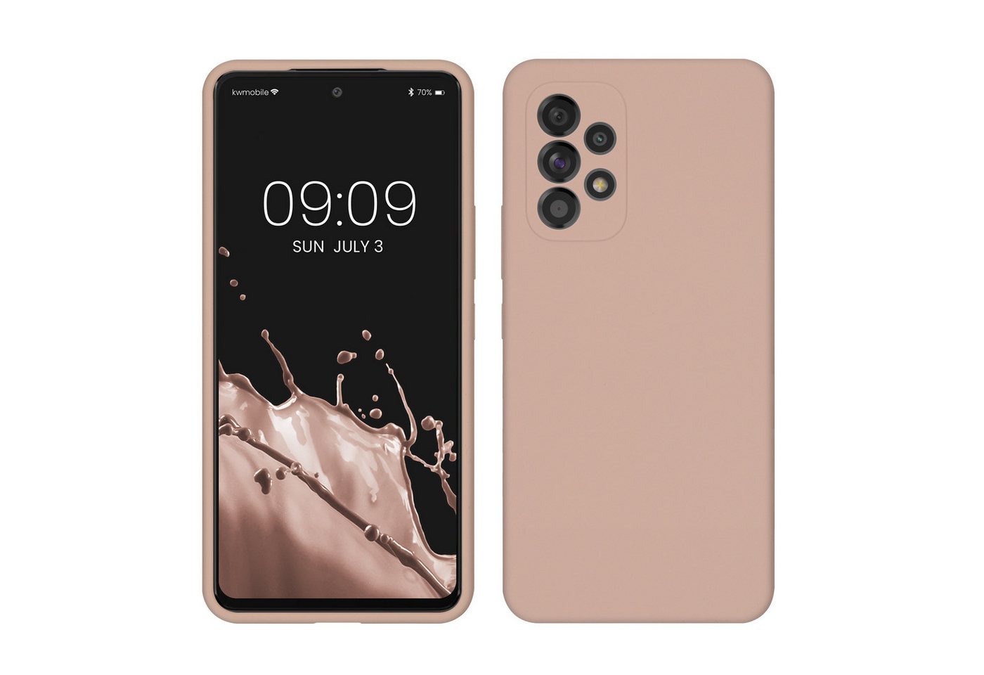 kwmobile Handyhülle Hülle für Samsung Galaxy A53 5G, Hülle Silikon gummiert - Handyhülle - Handy Case Cover kwmobile Handyhülle Hülle für Samsung Galaxy A53 5G, Hülle Silikon gummiert - Handyhülle - Handy Case Cover von kwmobile