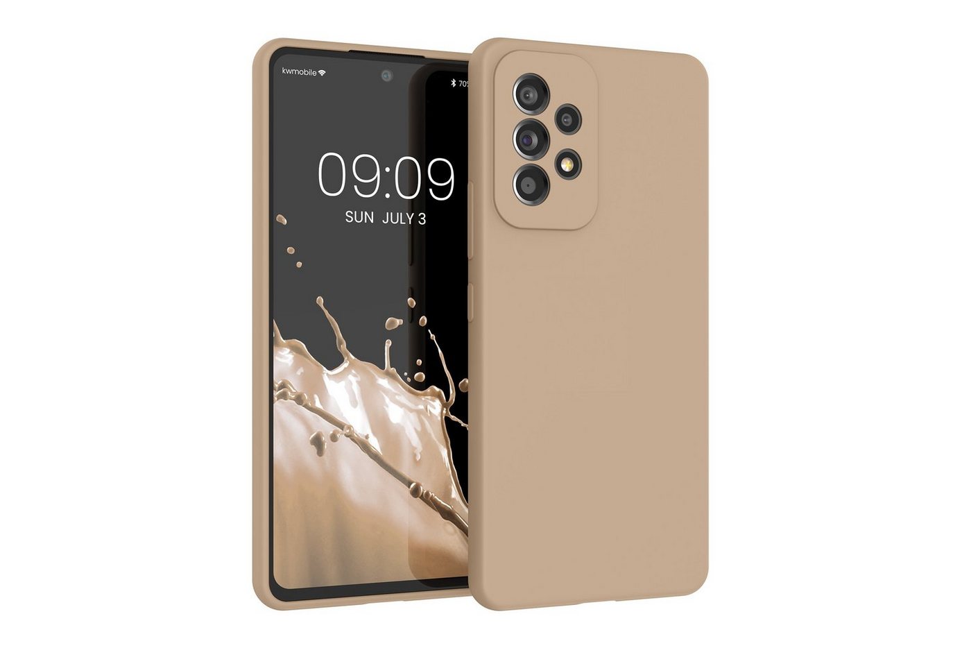 kwmobile Handyhülle Hülle für Samsung Galaxy A53 5G, Hülle Silikon gummiert - Handyhülle - Handy Case Cover kwmobile Handyhülle Hülle für Samsung Galaxy A53 5G, Hülle Silikon gummiert - Handyhülle - Handy Case Cover von kwmobile