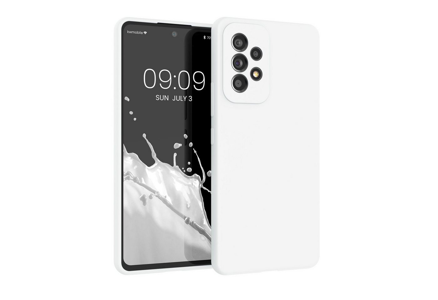 kwmobile Handyhülle Hülle für Samsung Galaxy A53 5G, Hülle Silikon gummiert - Handyhülle - Handy Case Cover kwmobile Handyhülle Hülle für Samsung Galaxy A53 5G, Hülle Silikon gummiert - Handyhülle - Handy Case Cover von kwmobile
