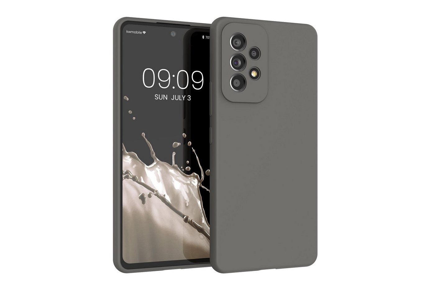 kwmobile Handyhülle Hülle für Samsung Galaxy A53 5G, Hülle Silikon gummiert - Handyhülle - Handy Case Cover kwmobile Handyhülle Hülle für Samsung Galaxy A53 5G, Hülle Silikon gummiert - Handyhülle - Handy Case Cover von kwmobile