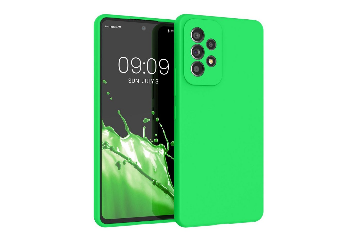 kwmobile Handyhülle Hülle für Samsung Galaxy A53 5G, Hülle Silikon gummiert - Handyhülle - Handy Case Cover kwmobile Handyhülle Hülle für Samsung Galaxy A53 5G, Hülle Silikon gummiert - Handyhülle - Handy Case Cover von kwmobile