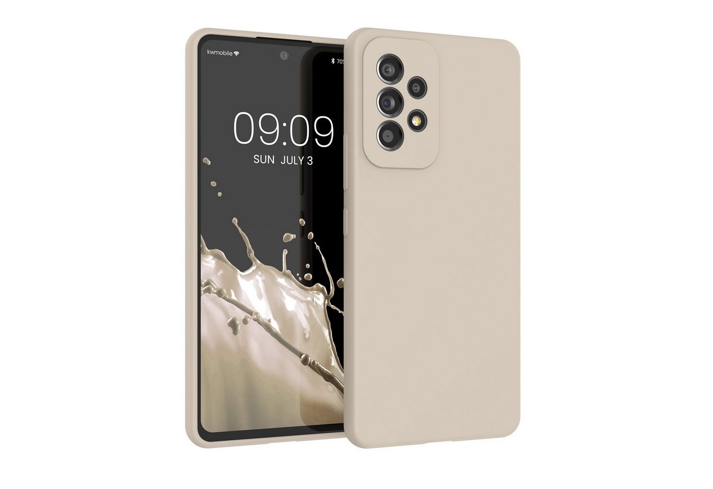 kwmobile Handyhülle Hülle für Samsung Galaxy A53 5G, Hülle Silikon gummiert - Handyhülle - Handy Case Cover kwmobile Handyhülle Hülle für Samsung Galaxy A53 5G, Hülle Silikon gummiert - Handyhülle - Handy Case Cover von kwmobile