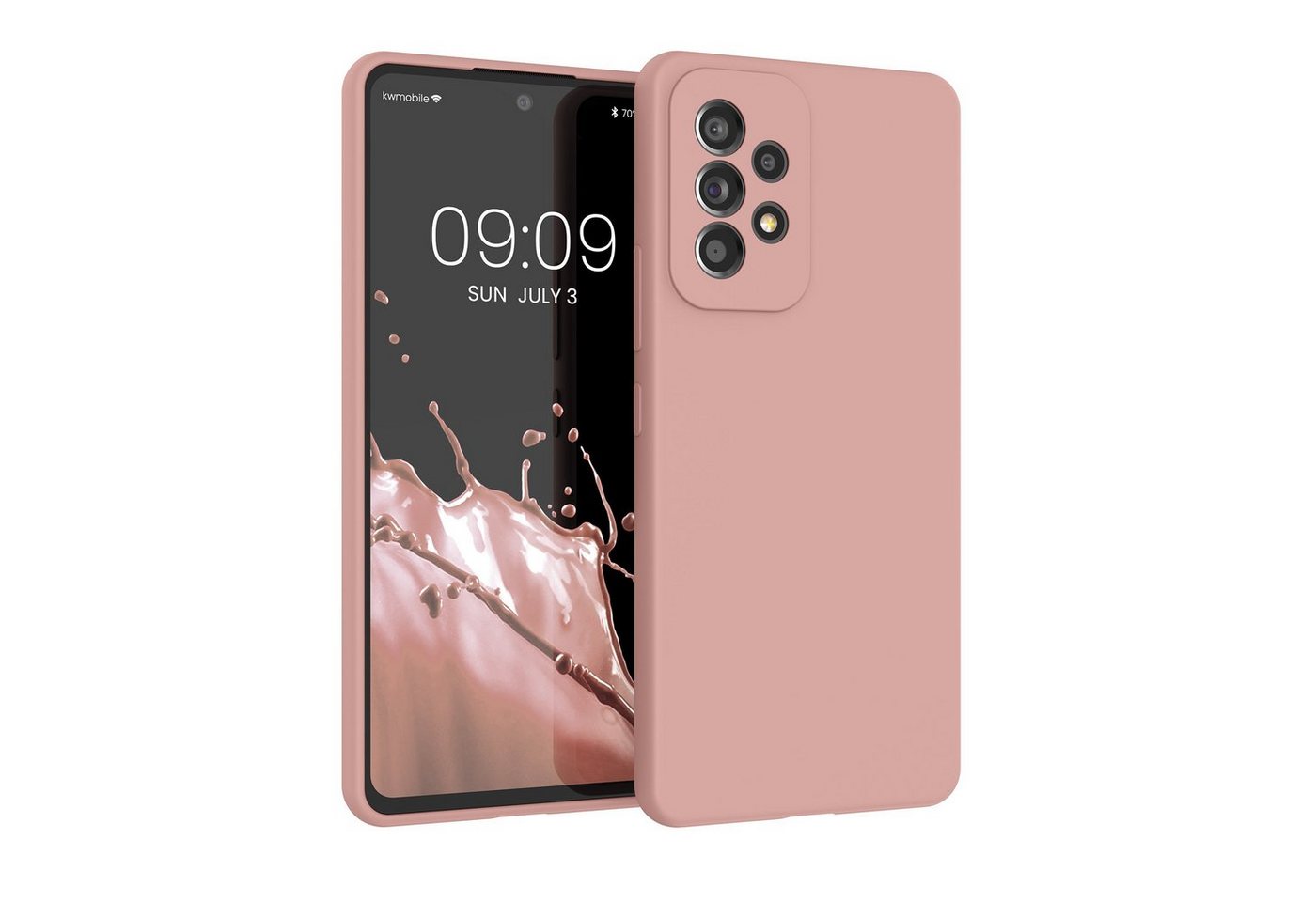 kwmobile Handyhülle Hülle für Samsung Galaxy A53 5G, Hülle Silikon gummiert - Handyhülle - Handy Case Cover kwmobile Handyhülle Hülle für Samsung Galaxy A53 5G, Hülle Silikon gummiert - Handyhülle - Handy Case Cover von kwmobile