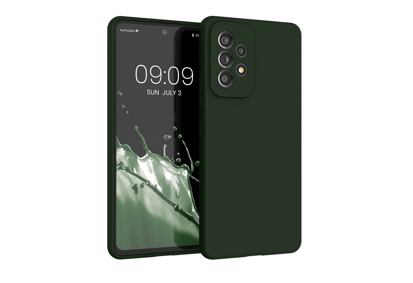 kwmobile Handyhülle Hülle für Samsung Galaxy A53 5G, Hülle Silikon gummiert - Handyhülle - Handy Case Cover kwmobile Handyhülle Hülle für Samsung Galaxy A53 5G, Hülle Silikon gummiert - Handyhülle - Handy Case Cover von kwmobile
