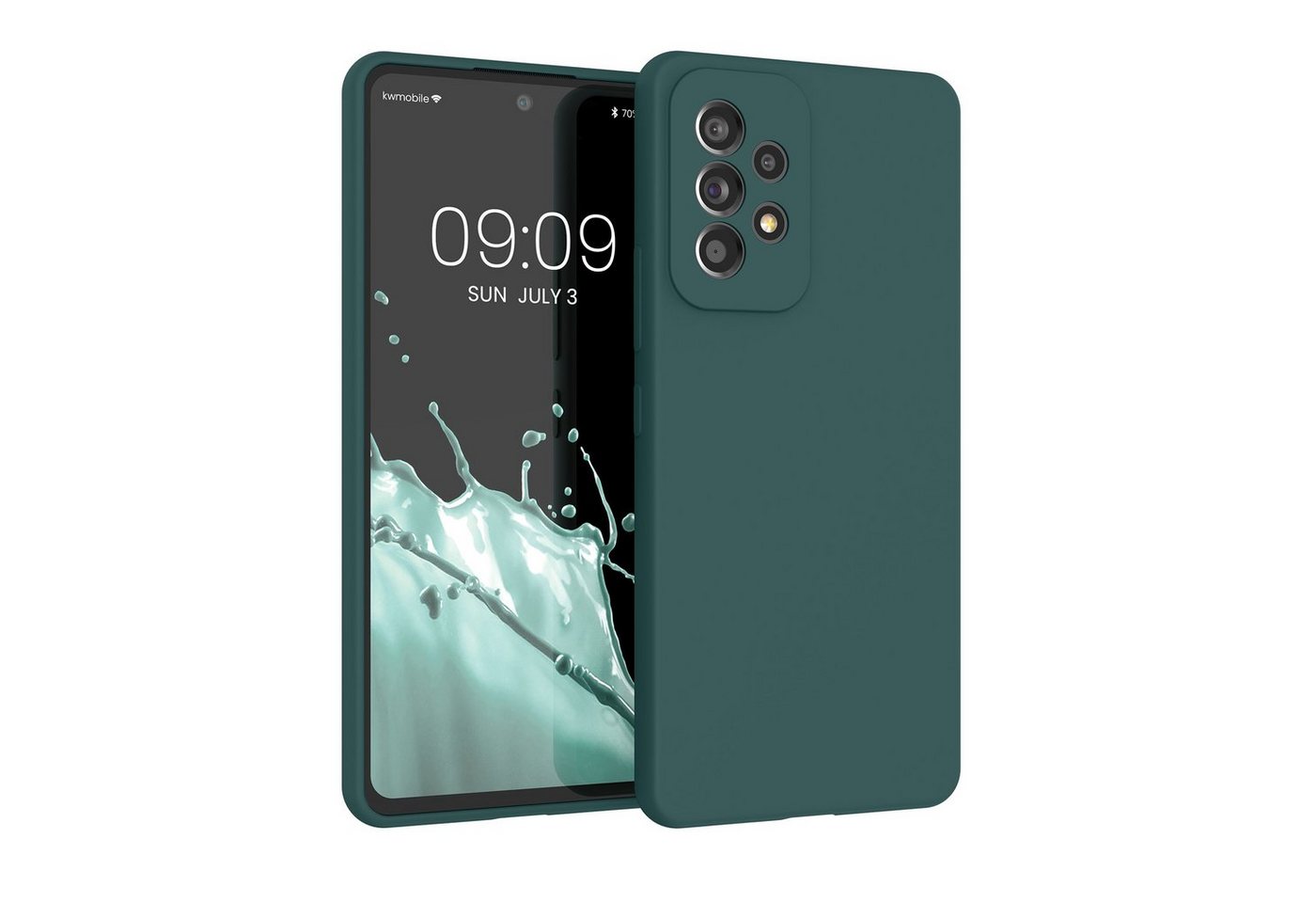 kwmobile Handyhülle Hülle für Samsung Galaxy A53 5G, Hülle Silikon gummiert - Handyhülle - Handy Case Cover kwmobile Handyhülle Hülle für Samsung Galaxy A53 5G, Hülle Silikon gummiert - Handyhülle - Handy Case Cover von kwmobile