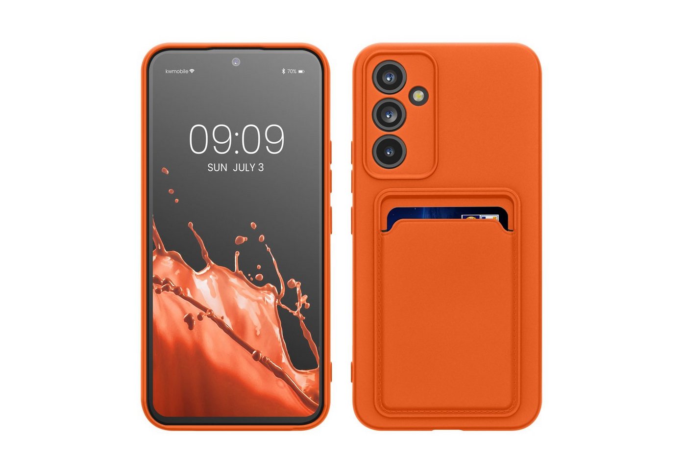 kwmobile Handyhülle Hülle für Samsung Galaxy A54 5G, Handyhülle mit Fach für Karten - Handy Cover Case von kwmobile