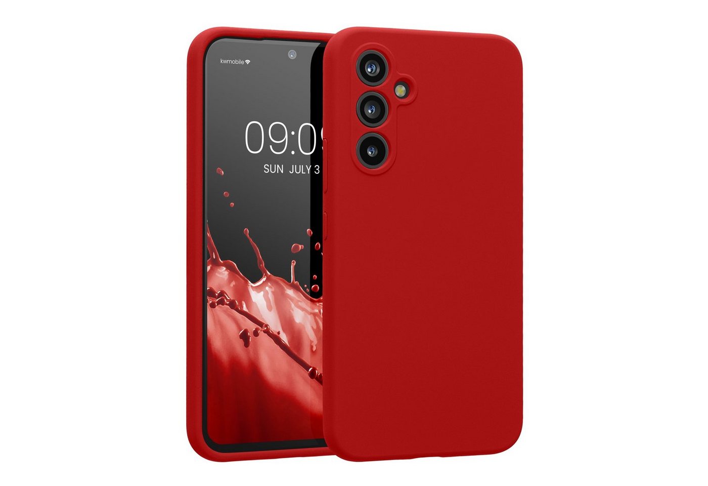 kwmobile Handyhülle Hülle für Samsung Galaxy A54 5G, Hülle Silikon gummiert - Handyhülle - Handy Case in Klassisch Rot kwmobile Handyhülle Hülle für Samsung Galaxy A54 5G, Hülle Silikon gummiert - Handyhülle - Handy Case in Klassisch Rot von kwmobile