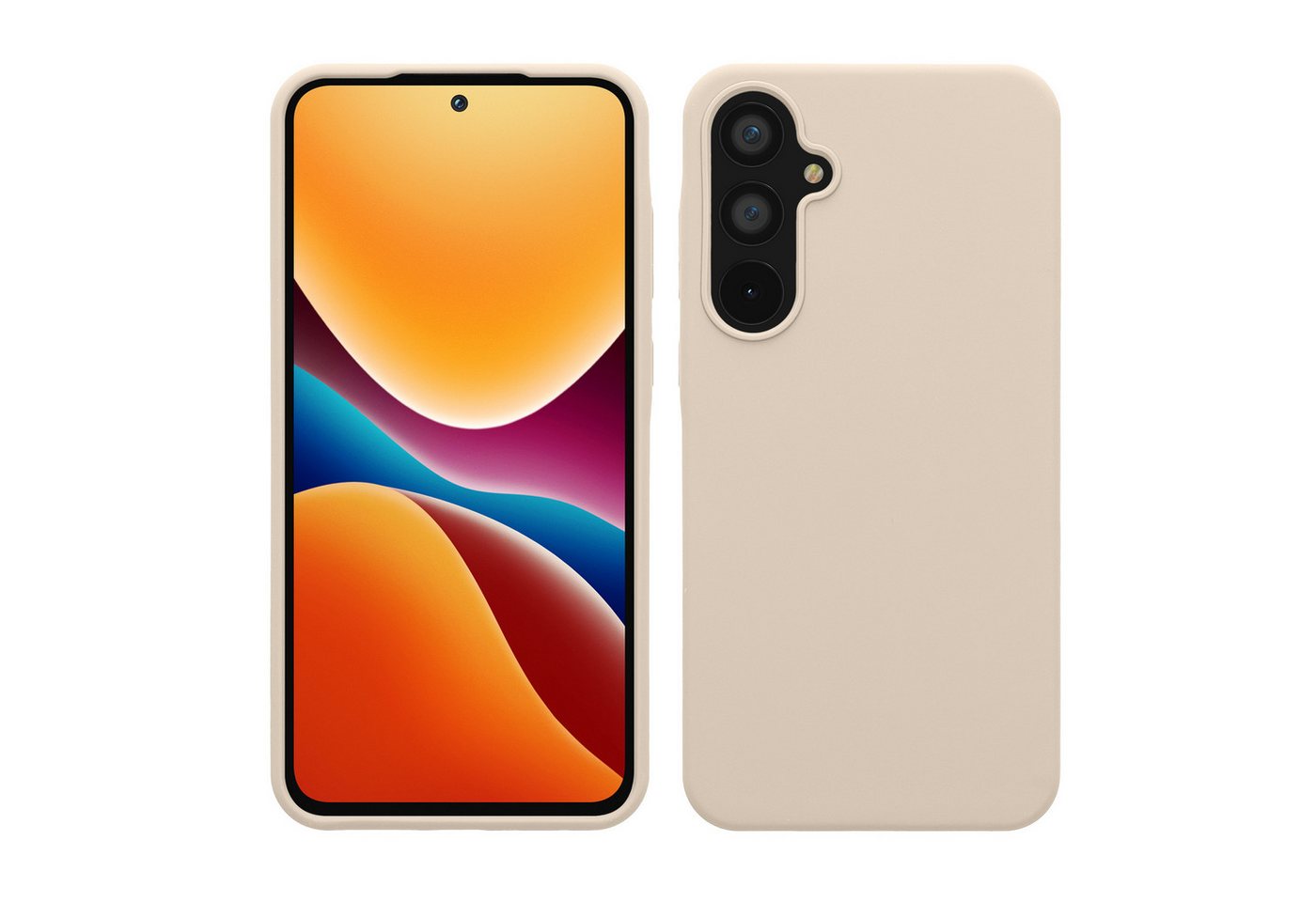 kwmobile Handyhülle Hülle für Samsung Galaxy A55 5G, Hülle Silikon gummiert - Handyhülle - Handy Case Cover kwmobile Handyhülle Hülle für Samsung Galaxy A55 5G, Hülle Silikon gummiert - Handyhülle - Handy Case Cover von kwmobile