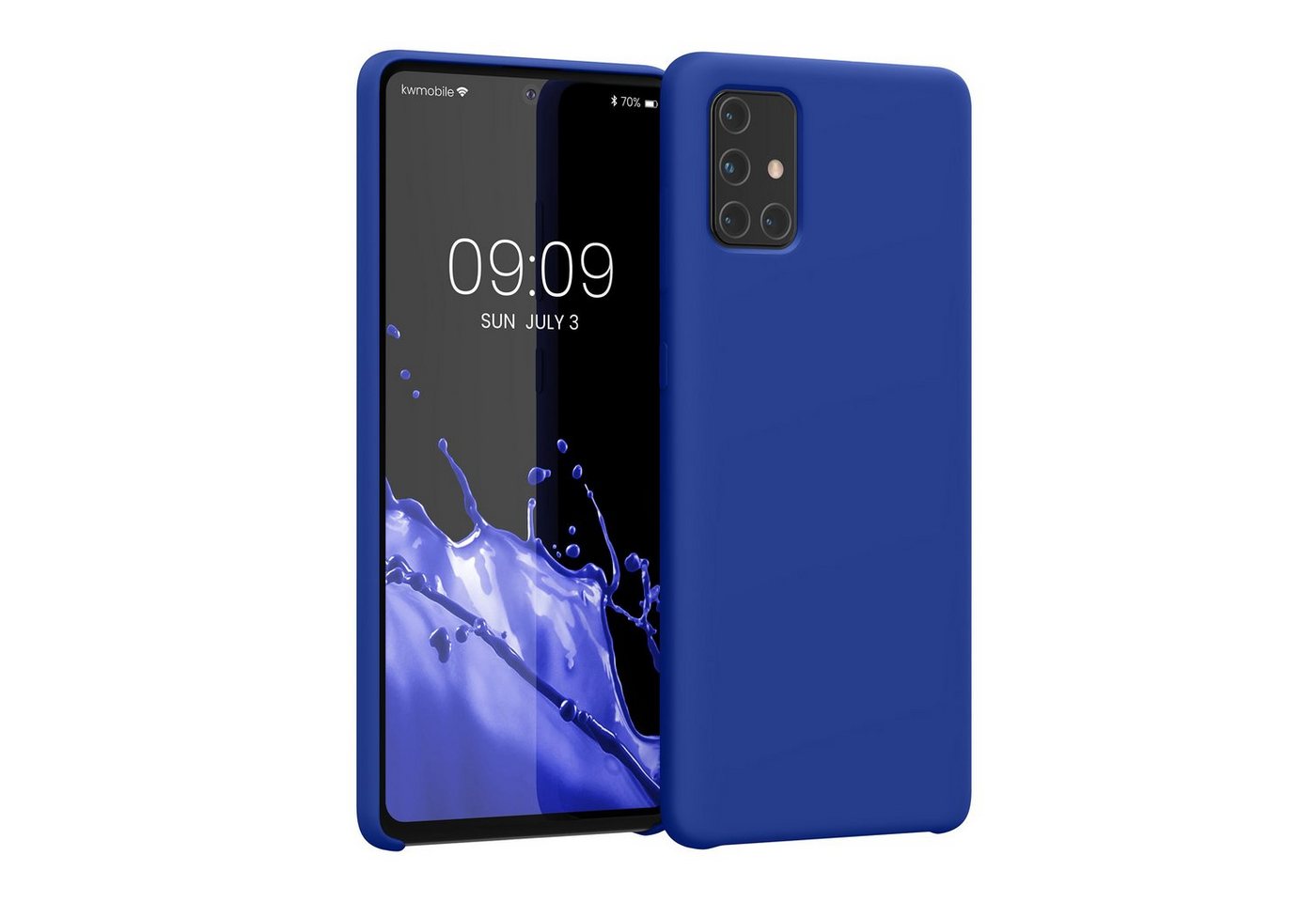 kwmobile Handyhülle Hülle für Samsung Galaxy A71, Hülle Silikon gummiert - Handyhülle - Handy Case Cover kwmobile Handyhülle Hülle für Samsung Galaxy A71, Hülle Silikon gummiert - Handyhülle - Handy Case Cover von kwmobile