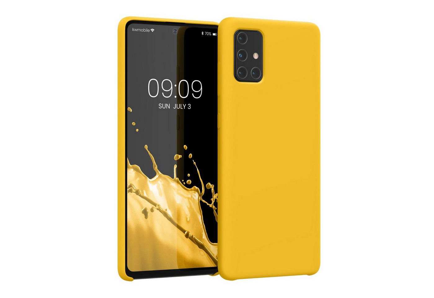 kwmobile Handyhülle Hülle für Samsung Galaxy A71, Hülle Silikon gummiert - Handyhülle - Handy Case Cover von kwmobile