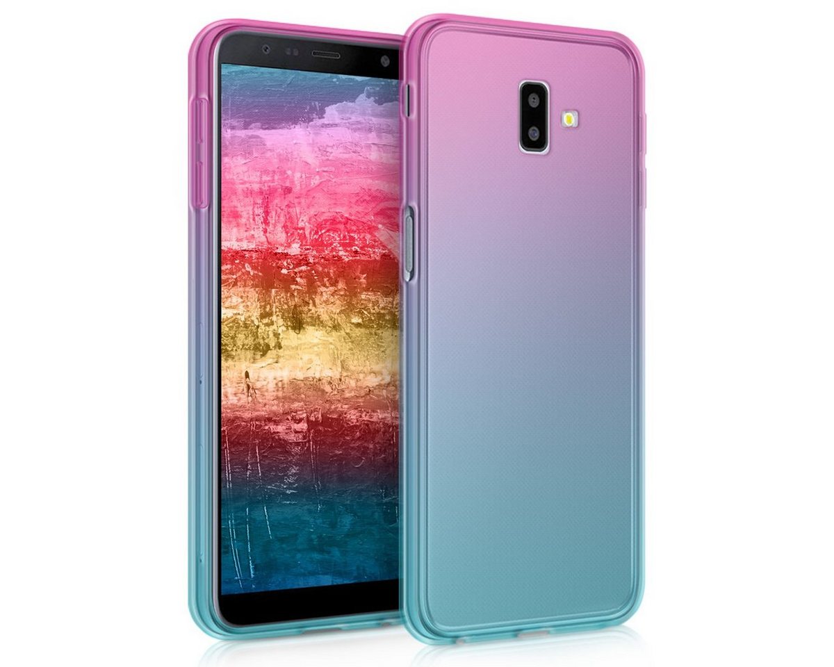 kwmobile Handyhülle Hülle für Samsung Galaxy J6+ / J6 Plus DUOS, TPU Silikon Handy Schutzhülle Cover Case - Zwei Farben Design von kwmobile
