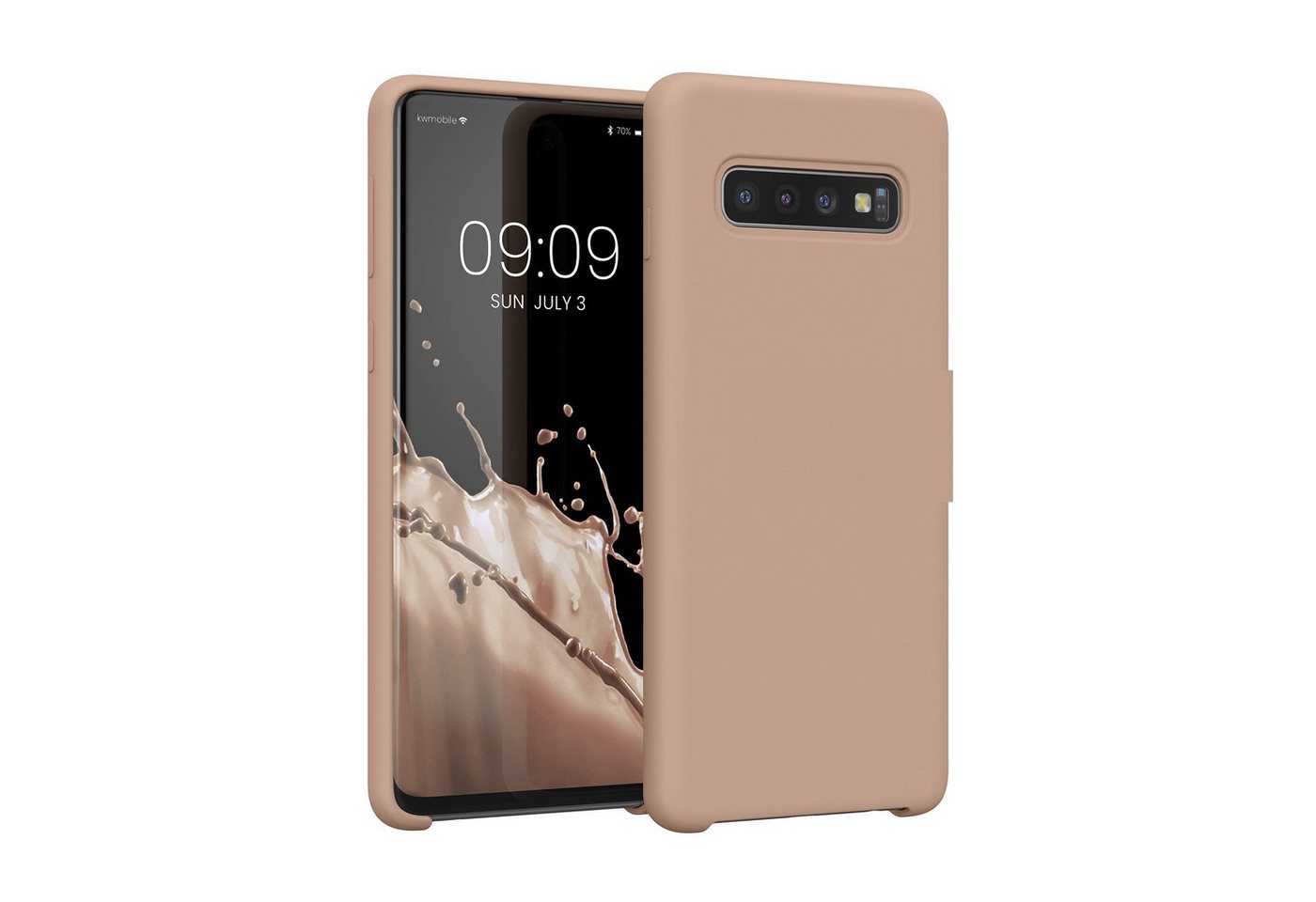 kwmobile Handyhülle Hülle für Samsung Galaxy S10, Hülle Silikon gummiert - Handyhülle - Handy Case Cover kwmobile Handyhülle Hülle für Samsung Galaxy S10, Hülle Silikon gummiert - Handyhülle - Handy Case Cover von kwmobile