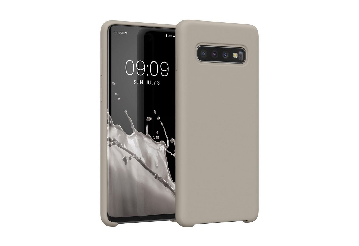 kwmobile Handyhülle Hülle für Samsung Galaxy S10, Hülle Silikon gummiert - Handyhülle - Handy Case Cover kwmobile Handyhülle Hülle für Samsung Galaxy S10, Hülle Silikon gummiert - Handyhülle - Handy Case Cover von kwmobile
