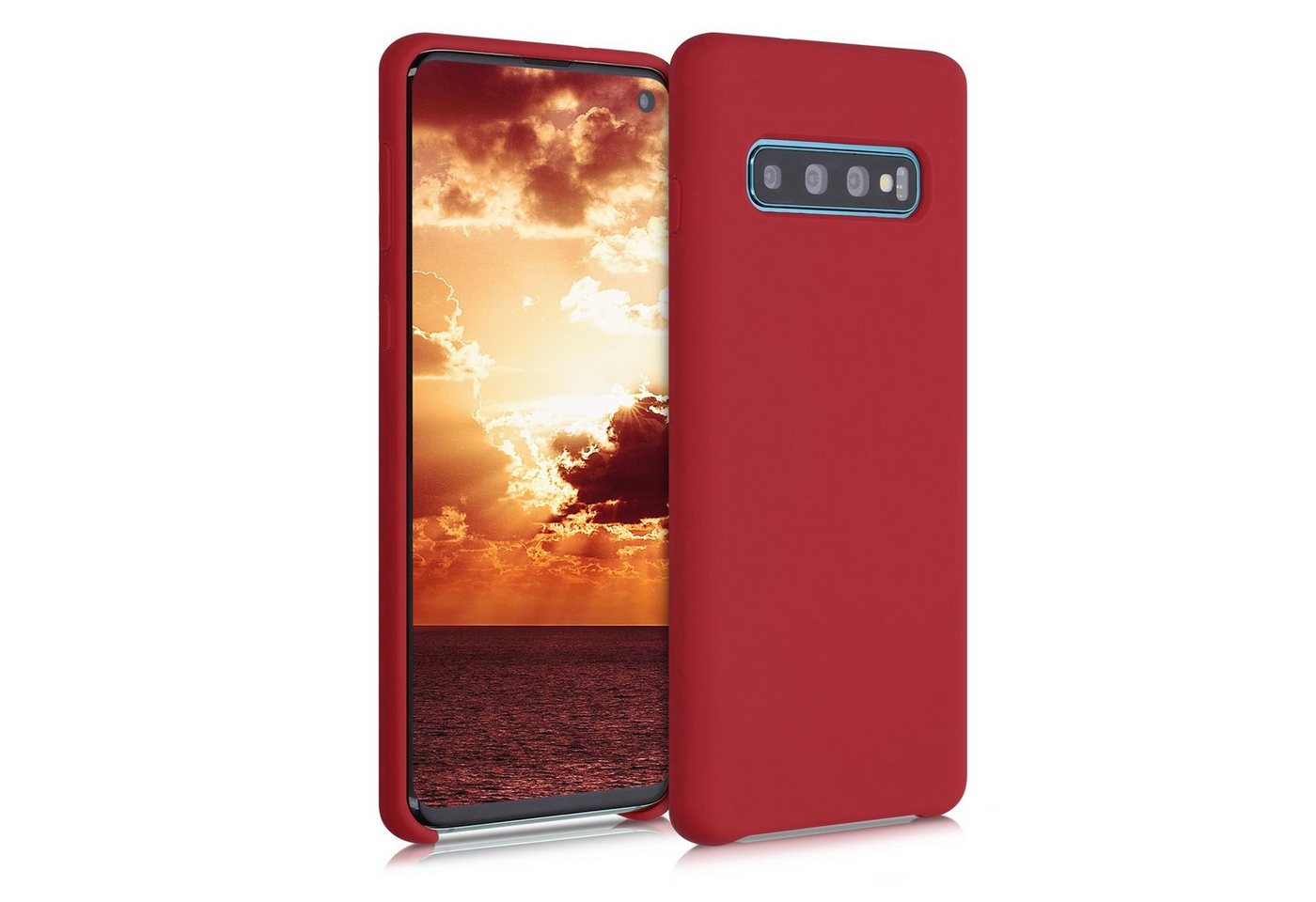 kwmobile Handyhülle Hülle für Samsung Galaxy S10, Hülle Silikon gummiert - Handyhülle - Handy Case Cover kwmobile Handyhülle Hülle für Samsung Galaxy S10, Hülle Silikon gummiert - Handyhülle - Handy Case Cover von kwmobile
