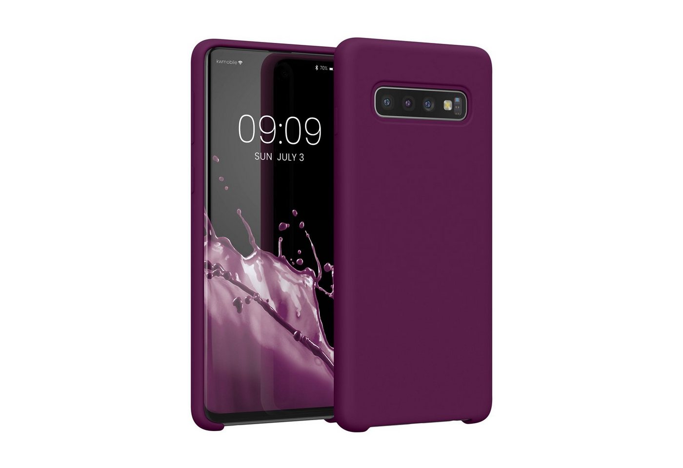 kwmobile Handyhülle Hülle für Samsung Galaxy S10, Hülle Silikon gummiert - Handyhülle - Handy Case Cover kwmobile Handyhülle Hülle für Samsung Galaxy S10, Hülle Silikon gummiert - Handyhülle - Handy Case Cover von kwmobile