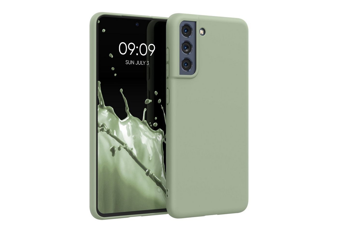 kwmobile Handyhülle Hülle für Samsung Galaxy S21 FE, Hülle Silikon - Soft Handyhülle - Handy Case Cover von kwmobile