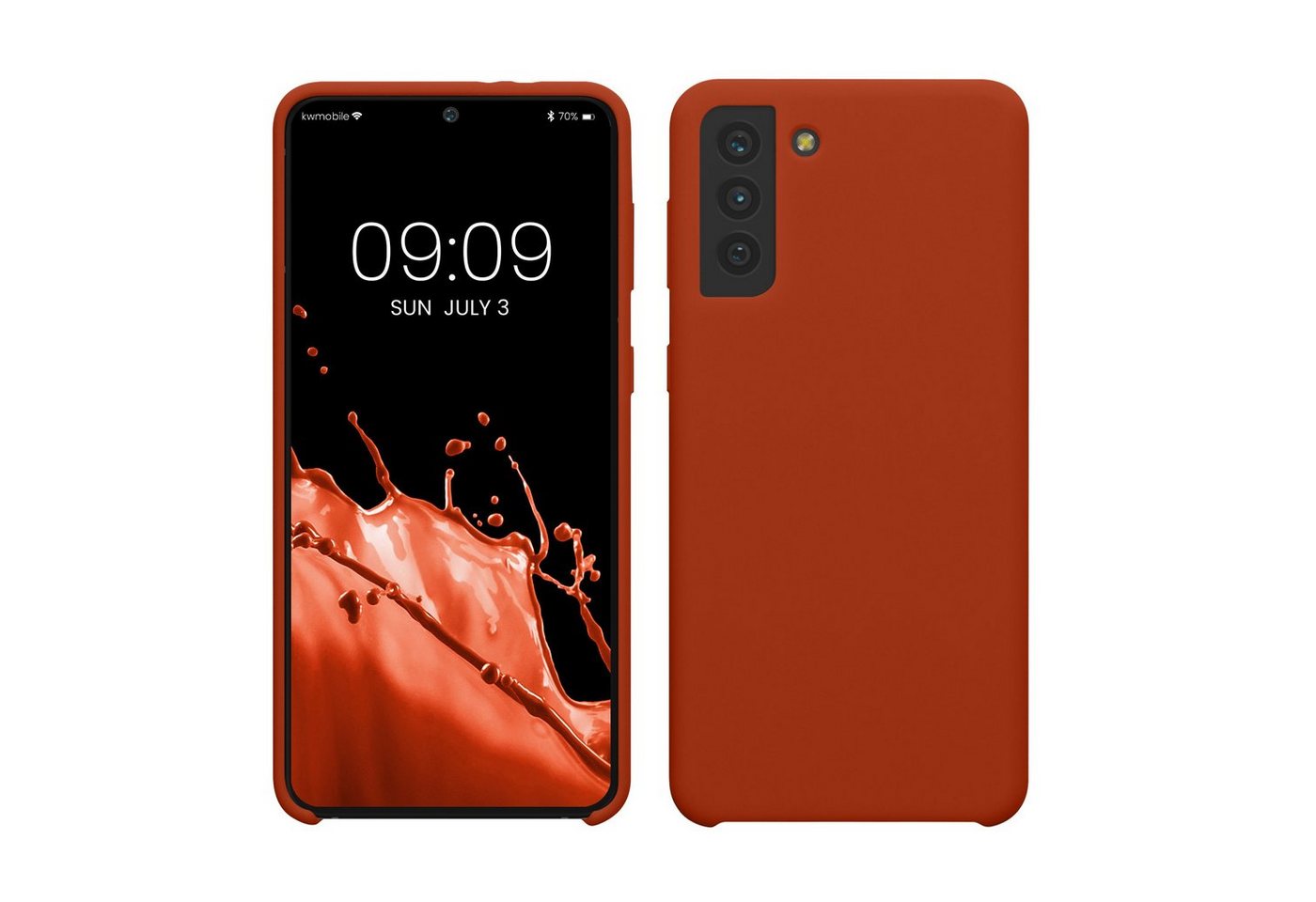 kwmobile Handyhülle Hülle für Samsung Galaxy S21 Plus, Hülle Silikon gummiert - Handyhülle - Handy Case Cover kwmobile Handyhülle Hülle für Samsung Galaxy S21 Plus, Hülle Silikon gummiert - Handyhülle - Handy Case Cover von kwmobile
