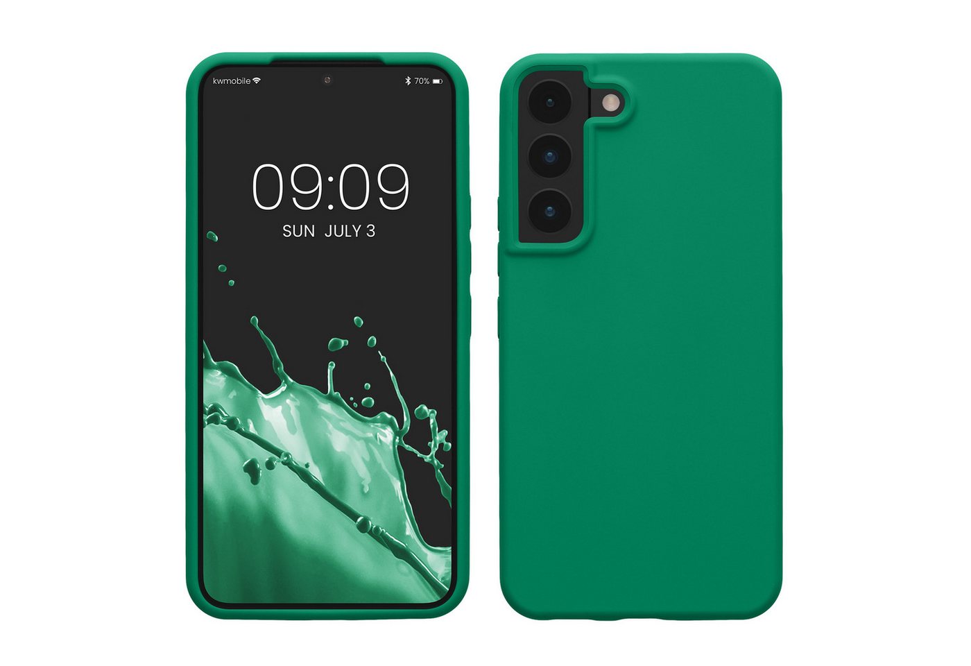 kwmobile Handyhülle Schutzhülle für Samsung S22 Hülle Silikon Case Handyhülle S22, Handyhülle Samsung S22 weiche Oberfläche mit kabellosem Laden kwmobile Handyhülle Schutzhülle für Samsung S22 Hülle Silikon Case Handyhülle S22, Handyhülle Samsung S22 weiche Oberfläche mit kabellosem Laden von kwmobile