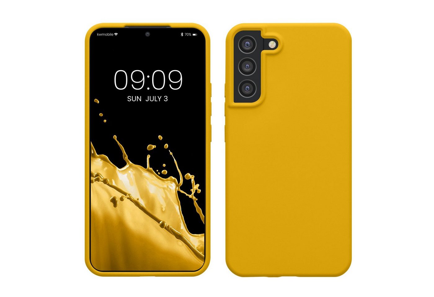 kwmobile Handyhülle Hülle für Samsung Galaxy S22 Plus, Hülle Silikon gummiert - Handyhülle - Handy Case Cover kwmobile Handyhülle Hülle für Samsung Galaxy S22 Plus, Hülle Silikon gummiert - Handyhülle - Handy Case Cover von kwmobile