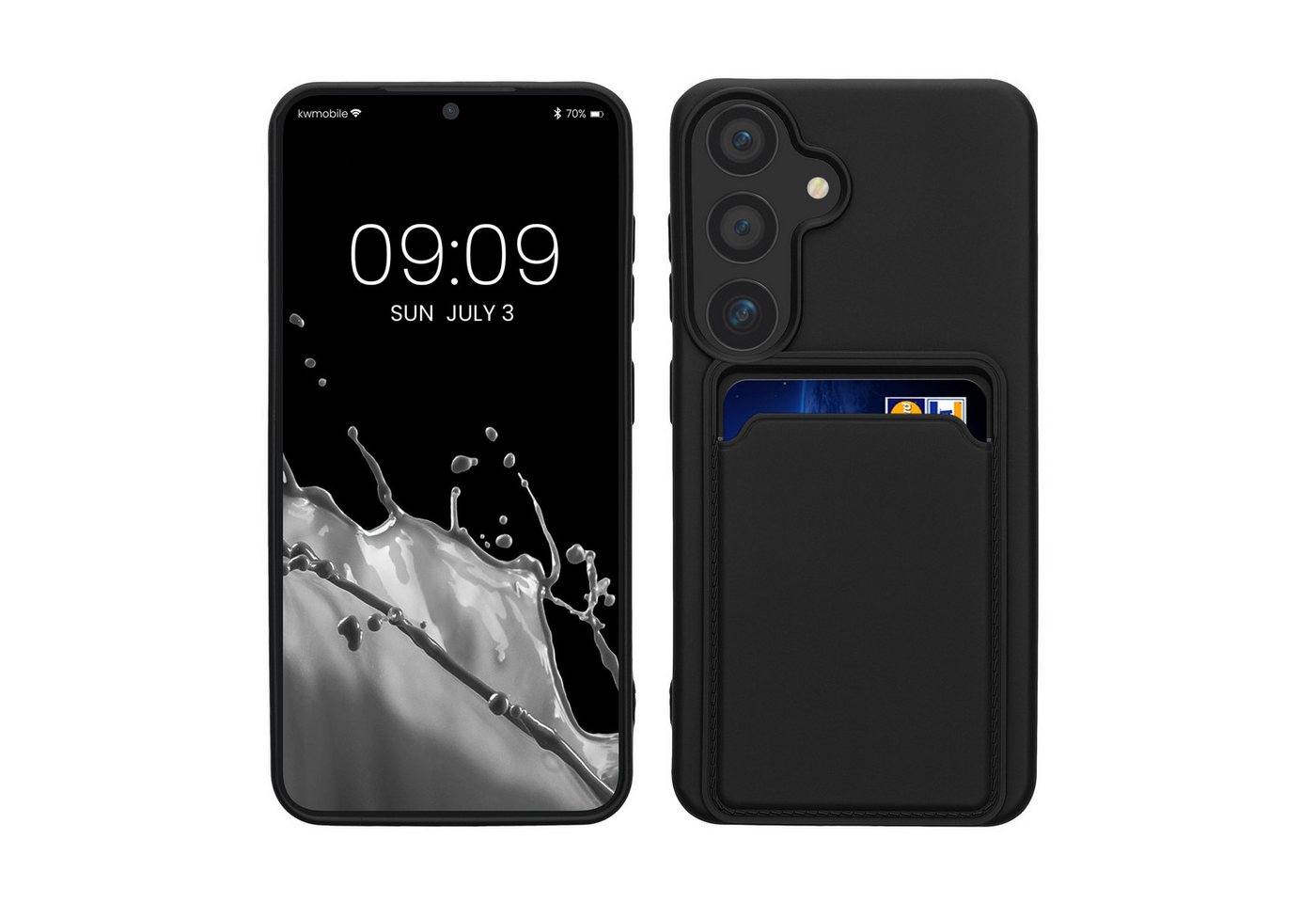 kwmobile Handyhülle Hülle für Samsung Galaxy S24, Handyhülle mit Fach für Karten - Handy Cover Case kwmobile Handyhülle Hülle für Samsung Galaxy S24, Handyhülle mit Fach für Karten - Handy Cover Case von kwmobile