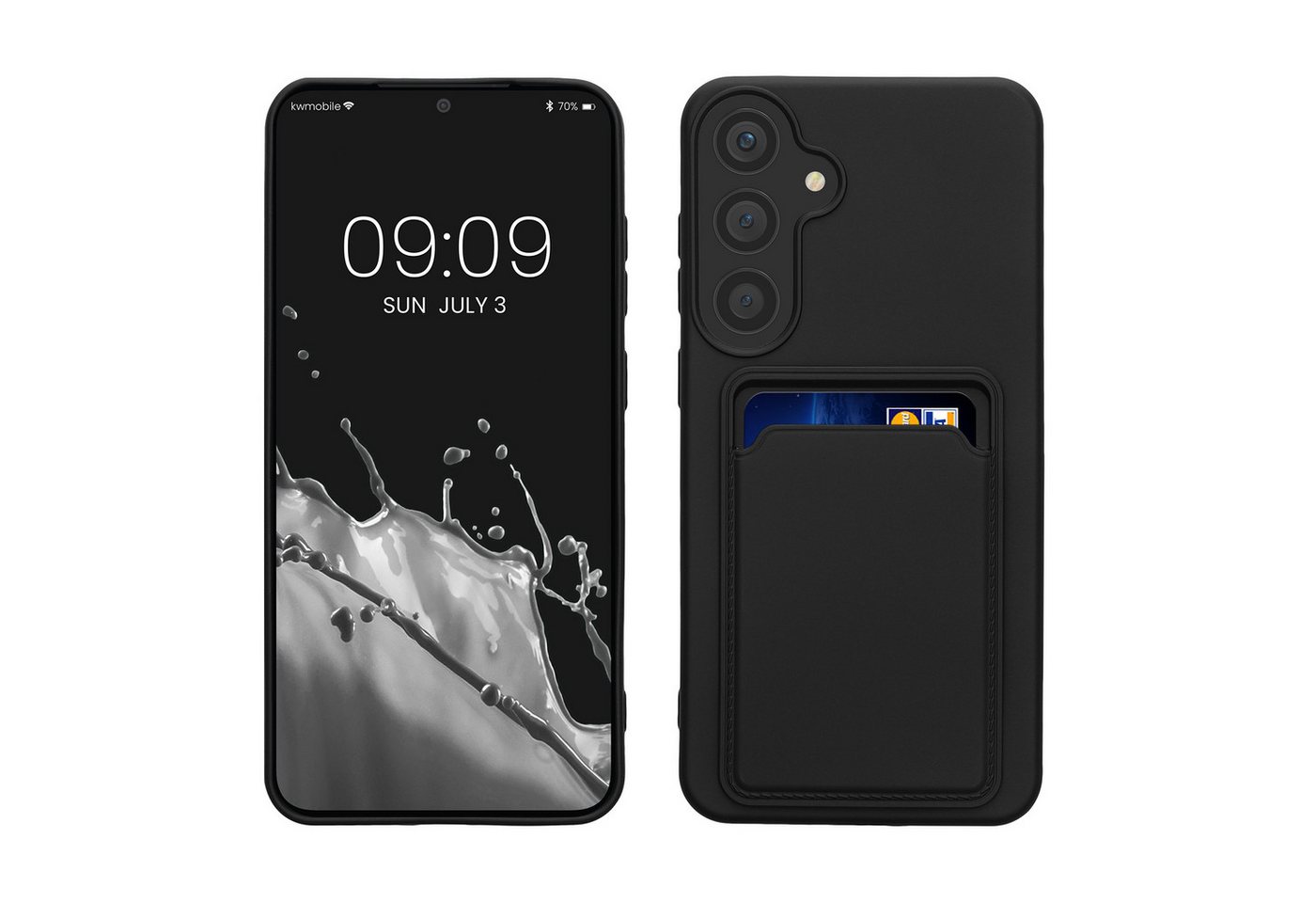 kwmobile Handyhülle Hülle für Samsung Galaxy S24 Plus, Handyhülle mit Fach für Karten - Handy Cover Case kwmobile Handyhülle Hülle für Samsung Galaxy S24 Plus, Handyhülle mit Fach für Karten - Handy Cover Case von kwmobile