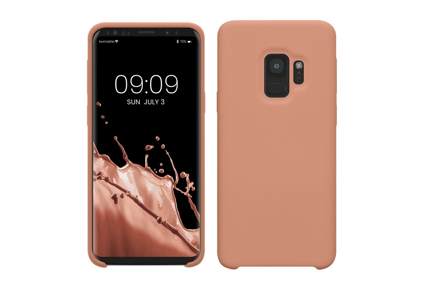 kwmobile Handyhülle Hülle für Samsung Galaxy S9, Hülle Silikon gummiert - Handyhülle - Handy Case Cover kwmobile Handyhülle Hülle für Samsung Galaxy S9, Hülle Silikon gummiert - Handyhülle - Handy Case Cover von kwmobile